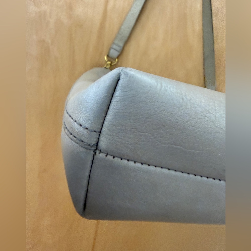 Madewell Zip-Top Medium Transport Tote in Grey/Blue - Picture 11 of 15